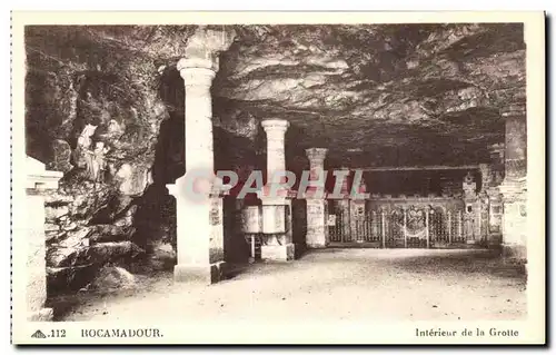 Rocamadour - Interieur de la Grotte - Cartes postales