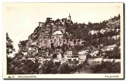 Rocamadour - Vue Generale - Cartes postales