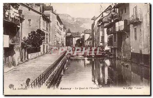 Annecy - Le Quai de l&#39Eveche - Cartes postales