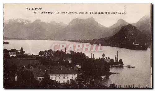 Annecy - Le Lac d&#39Annecy - baie de Talloires et le bout du Lac - Cartes postales