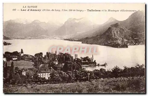 Annecy - Le Lac d&#39Annecy - Talloires et la Montane d&#39 Entrevernes - Cartes postales