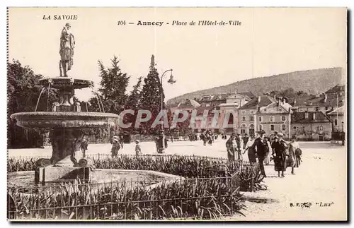 Annecy - Place de l&#39Hotel de Ville - Cartes postales