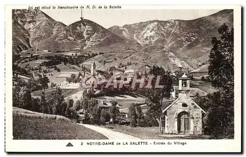 Dauphine - Notre Dame de la Salette - Entree du Village - Ansichtskarte AK