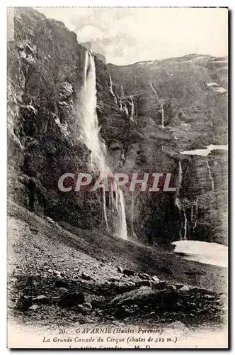 Gavarnie - La Grande Cascade du Cirque - Ansichtskarte AK