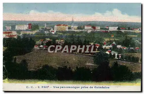 Pau - Vue panoramique prise de Guindalos - Ansichtskarte AK