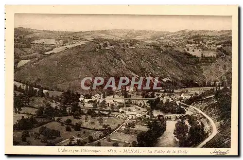 Auvergne - Menat - La Vallee de la Sioule Ansichtskarte AK