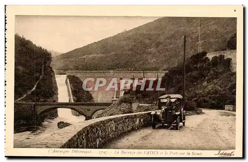 Auvergne - Le Barrage des Fades - et le Pont sur la Sioule - Ansichtskarte AK