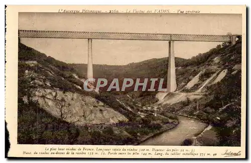 Auvergne - Le Viaduc des Fades - Ansichtskarte AK