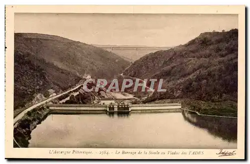 Auvergne - Le barrage de la Sioule et le Viaduc des Fades - Ansichtskarte AK