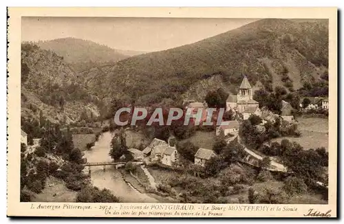 Auvergne - Environs de Pontgibaud - Le Bourg Montfermy Ansichtskarte AK