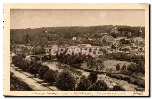 Environs de Pontgibaud Vue Generale de la Sioule - Ansichtskarte AK