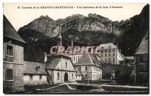 Dauphine - Couvent de la Grande Chartreuse - Cour d&#39Honneur - Ansichtskarte AK