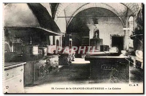 Dauphine - Couvent de la Grande Chartreuse - La Cuisine - Ansichtskarte AK