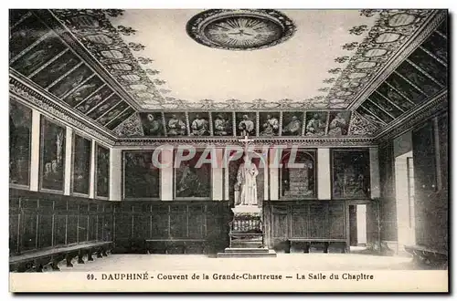 Dauphine - Couvent de la Grande Chartreuse - La Salle du Chapitre - Ansichtskarte AK