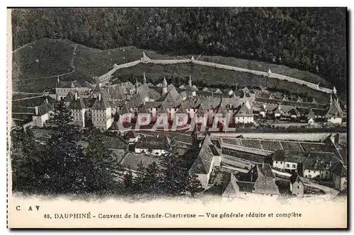 Dauphine - Couvent de la Grande Chartreuse - Vue generale - Cartes postales