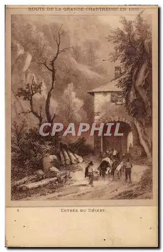 Dauphine - 1838 - Route de la Grande Chartreuse - Ansichtskarte AK