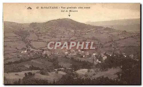 Saint Nectaire - Vue Generale Cote Ouest - Col de Mazeire - Ansichtskarte AK