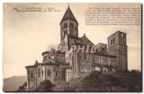 Cartes postales St Nectaire L&#39eglise