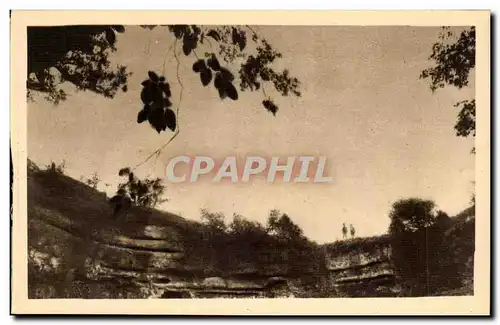 Cartes postales Padirac L'orifice vu a 15 metres de profondeur