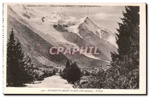 Chamonix mont Blanc Cartes postales L&#39arve