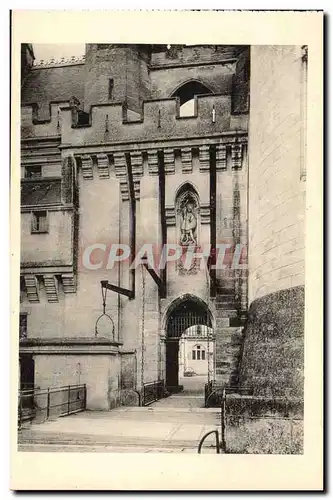 Ansichtskarte AK Chateau de Pierrefonds Pont levis