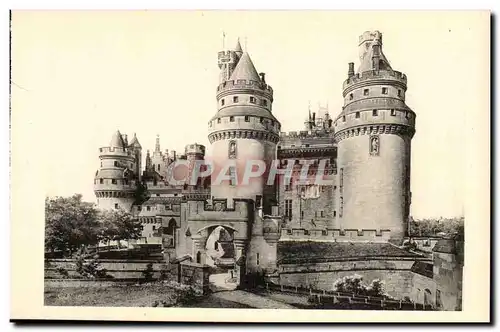 Ansichtskarte AK Chateau de Pierrefonds Tours Jules Cesar et Charlemagne