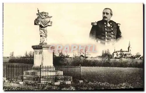 Loigny la Bataille Ansichtskarte AK Monument eleve a l&#39endroit ou le general de Sonis tomba grievement blesse