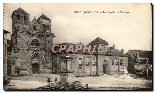 Souvigny Ansichtskarte AK La facade du couvent