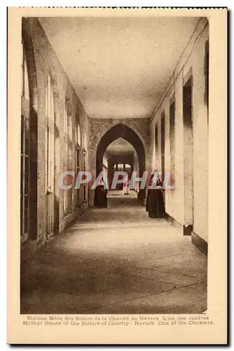 Cartes postales Nevers Maison mere des soeurs de la charite L'un des cloitres