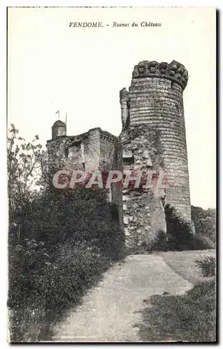 Vendome Cartes postales Ruines du chateau