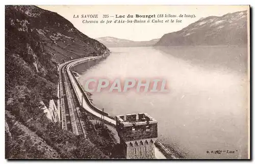 Aix les Bains - Lac du Bourget - Chemin de Fer a Culoz le Lac - Ansichtskarte AK