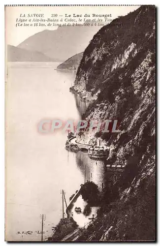 Aix les Bains - Lac du Bourget - Chemin de Fer a Culoz le Lac - Ansichtskarte AK