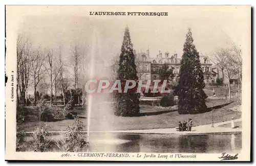 Clermont Ferrand - Le Jardin Lecoq et l&#39Universite - Ansichtskarte AK