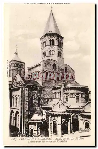 Clermont Ferrand - Abside du Notre Dame du Port - Cartes postales