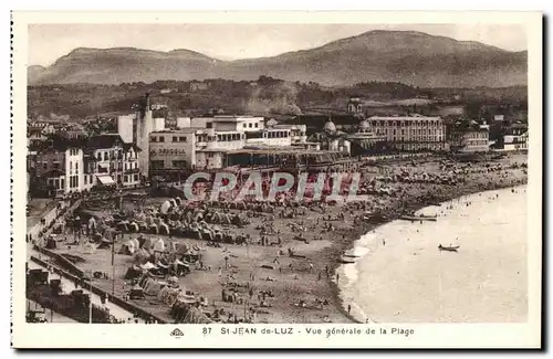 Saint Jean de Luz Cartes postales Vue generale de la plage