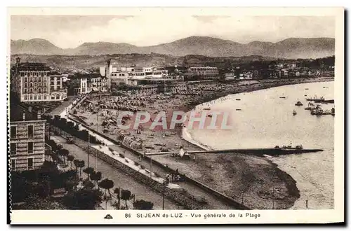 Saint Jean de Luz Cartes postales Vue generale de la plage