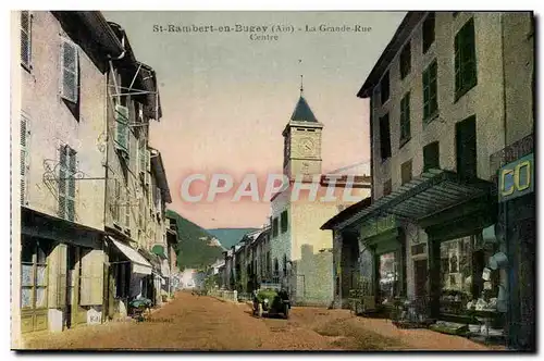 St Rambert en Buget - La Grande Rue - Centre - Cartes postales Coiffeur