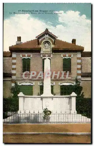 St Rambert en Buget - Le Monument aux Morts de la Grande Guerre - Ansichtskarte AK