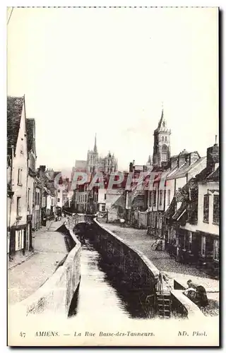 Amiens - La Rue Basse des Tanneurs - Ansichtskarte AK