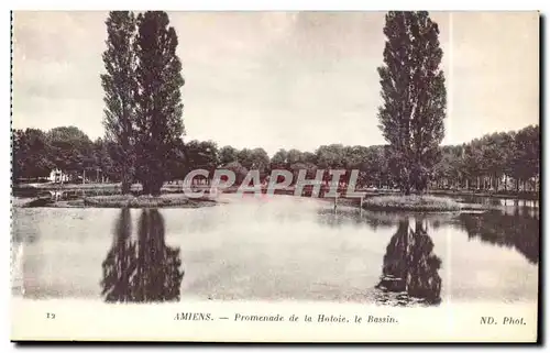 Amiens - Promenade de la Hatois - Le Bassin - Cartes postales