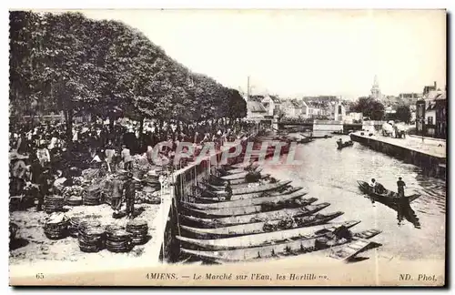 Amiens - Le Marche sur L&#39Eau - Cartes postales