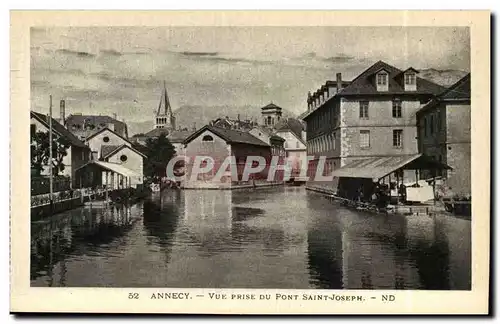 Annecy - Vue Prise du Pont Saint Joseph - Cartes postales