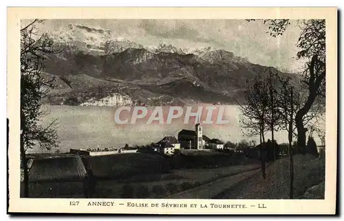 Annecy - Eglise de Sevrier et la Tournette - Ansichtskarte AK