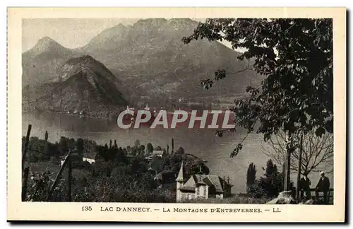 Annecy - La Montagne d&#39Entreverne - Le Lac - Cartes postales