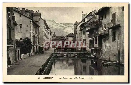 Annecy - Le Quai de l&#39Eveche - Cartes postales