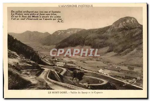 Le Mont Dore Ansichtskarte AK Vallee du sAncy et le capucin