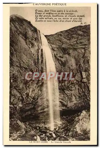 Le Mont Dore Cartes postales La grande cascade