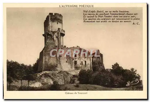 Auvergne Cartes postales Chateau de Tournoel