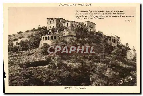 Royat Cartes postales Le paradis