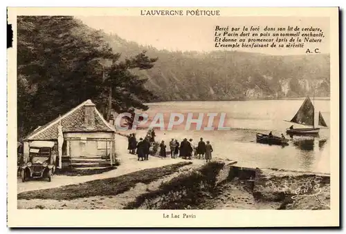 Auvergne Ansichtskarte AK Le lac Pavin